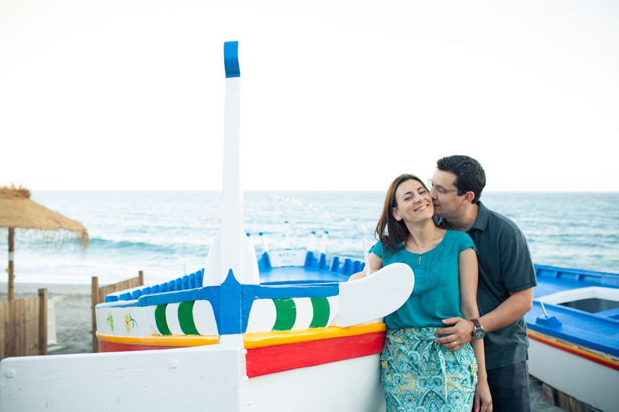 Preboda en Frigiliana. Isabel y Miguel